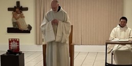 Fr. Paul Mark Schwan in Chapter Room