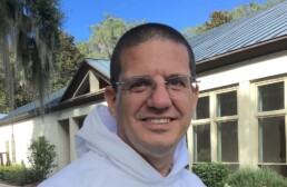 Fr. Francis, the new postulant at Mepkin Abbey