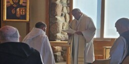 Brother Mark Sokoro enters Novitiate at Genesee Abbey.