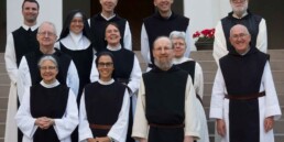 US Region Novice Directors pose for a group shot at Gethsemani Abbey