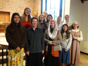 a group of women at a Come and See Weekend at Mississippi Abbey